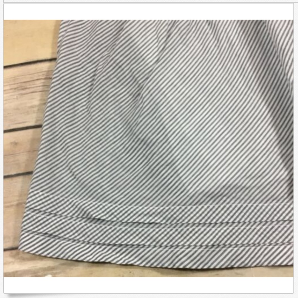 🌿GAP A Line Striped Lightweight Skirt Circle - Picture 3 of 8